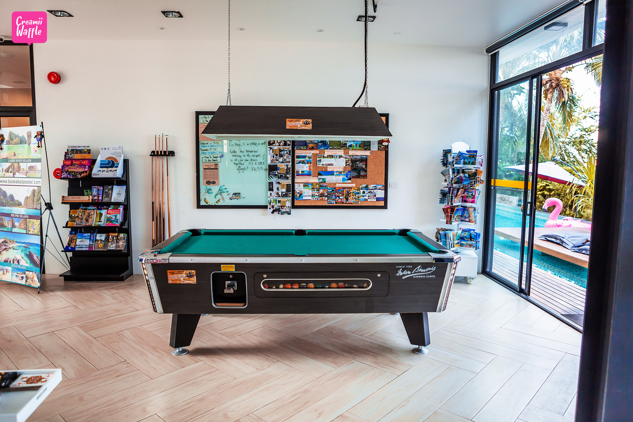 Book a Bed Poshtel Pool Table