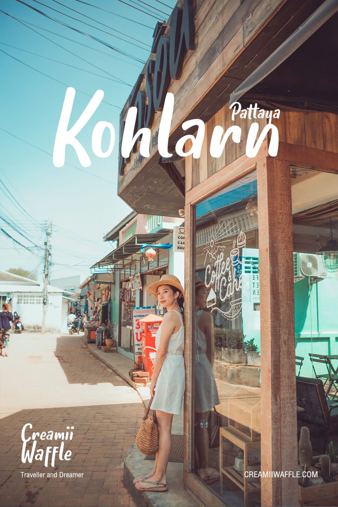 เที่ยวเกาะล้าน Creamii Waffle