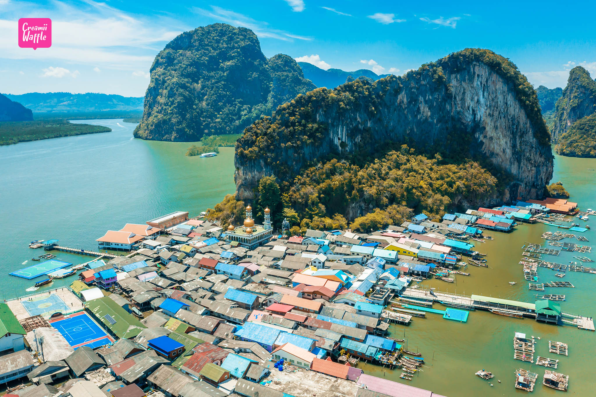 เกาะปันหยี (Panyi Island) อันดามัน Andaman Sea