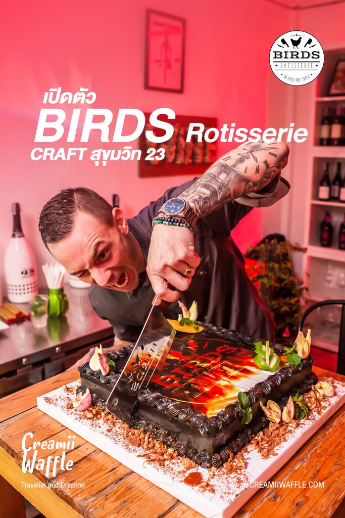 BIRDS Rotisserie, chicken grilled at CRAFT, Sukhumvit Soi 23, เบียร์คราฟท์